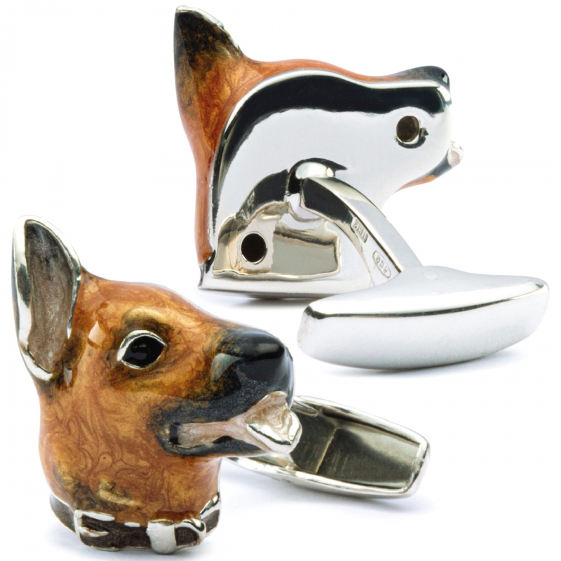 German Sheperd Dog Cufflinks