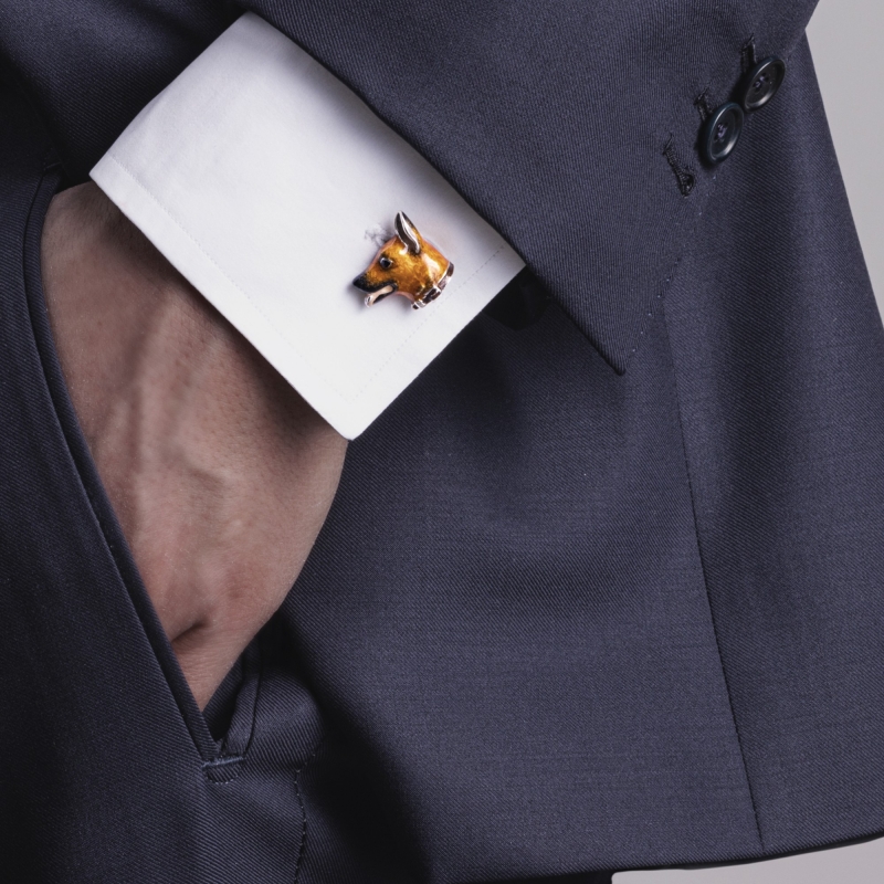 German Sheperd Dog Cufflinks