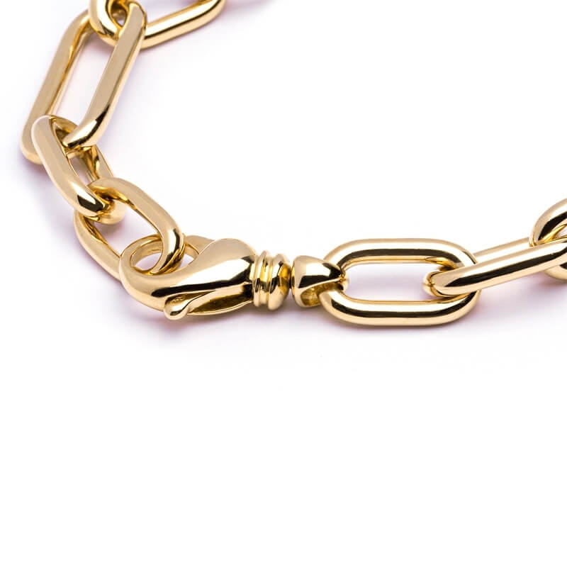 Yellow Gold Link Chain Bracelet