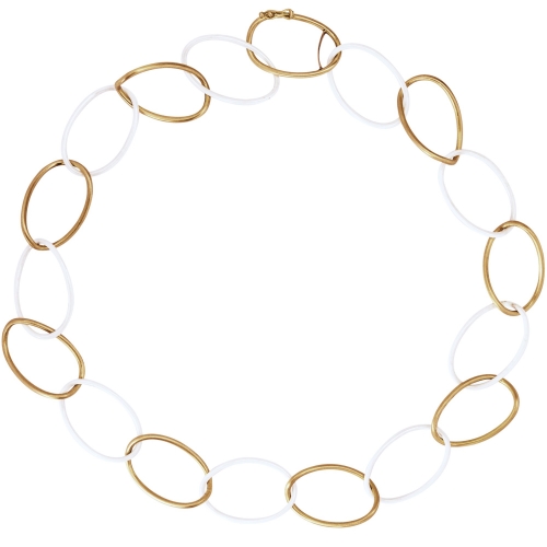 White Bagutta Necklace