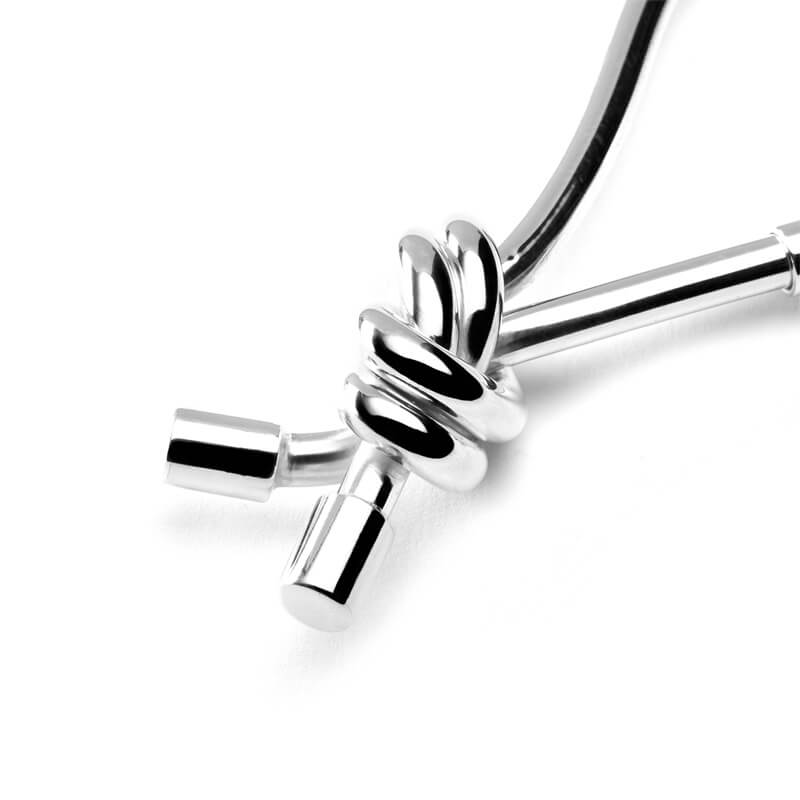 Jona Sterling Silver Marine Knot Key...