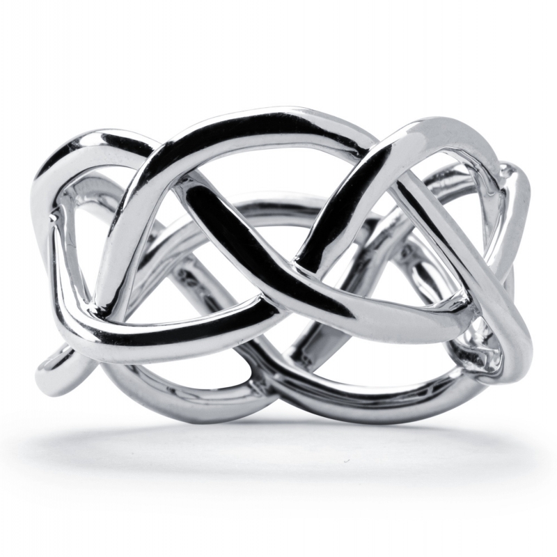 White Gold Treillage Band Ring