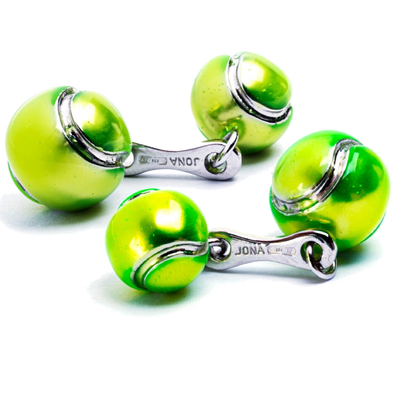 Tennis Ball Cufflinks